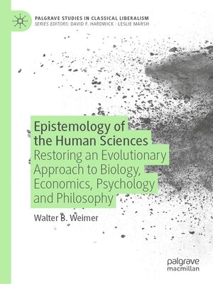 cover image of Epistemology of the Human Sciences